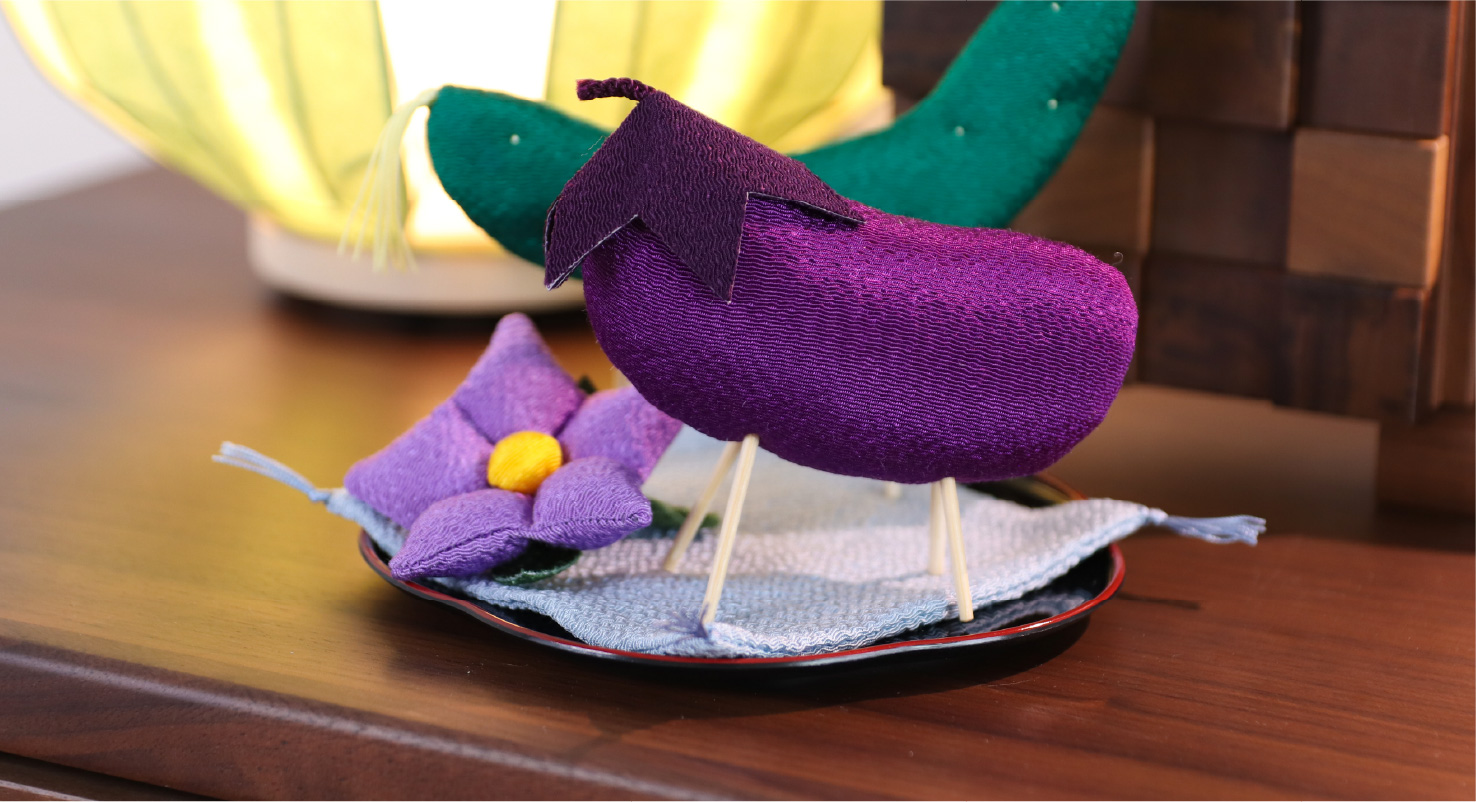 お盆ちりめん飾りイメージ