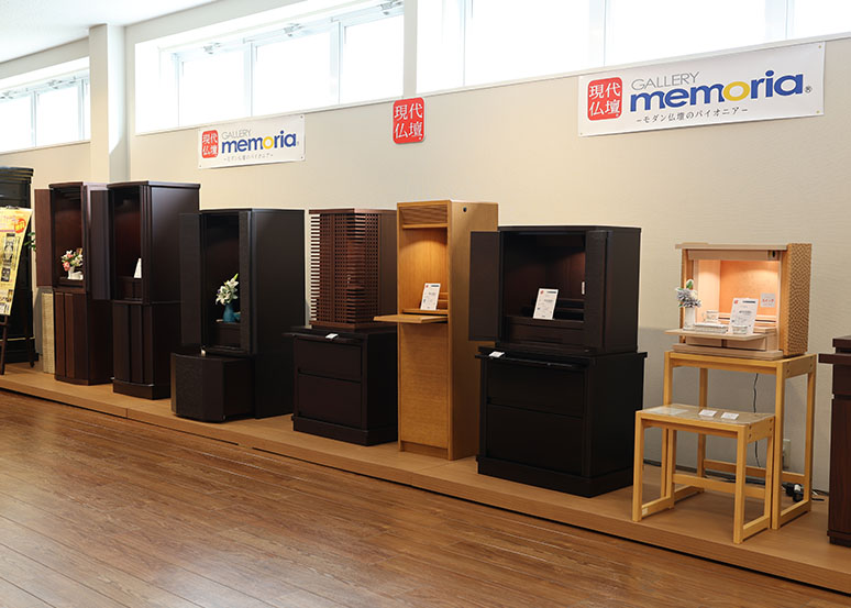 現代仏壇ギャラリーメモリア中川店